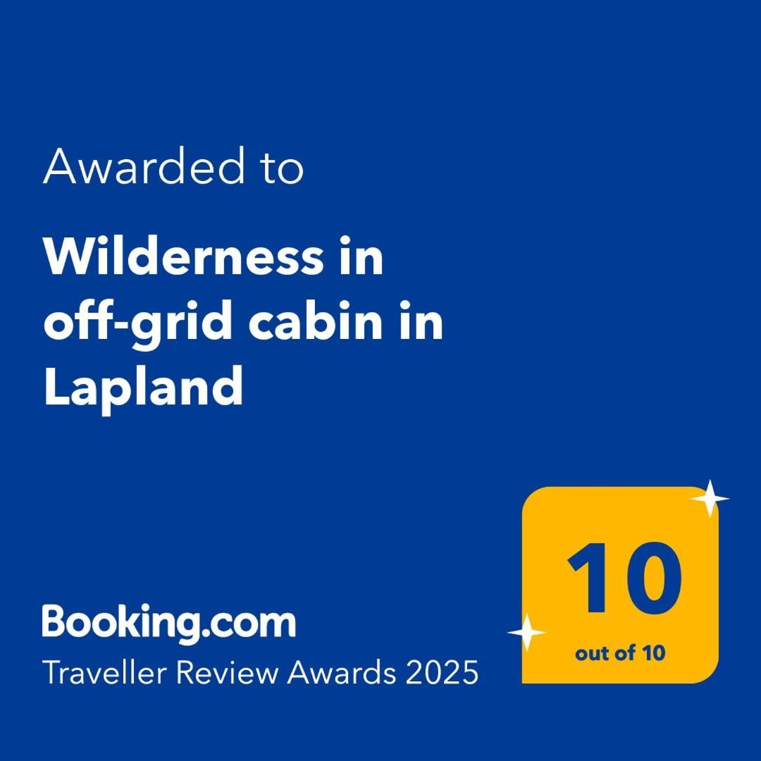 Off-Grid Cabin In Nattavaara Lapland 外观 照片